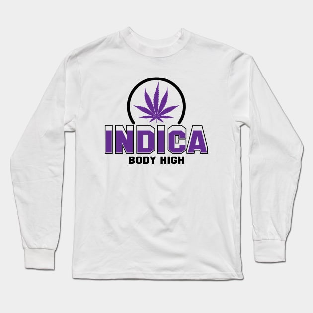 Indica Body High Long Sleeve T-Shirt by Illustrious Graphics 